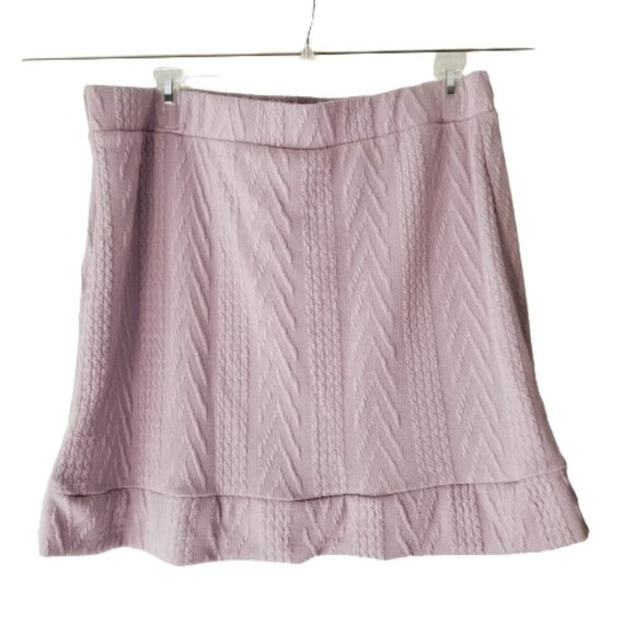 Chevron Pattern Knit Skirt Set - Picture 4 of 7